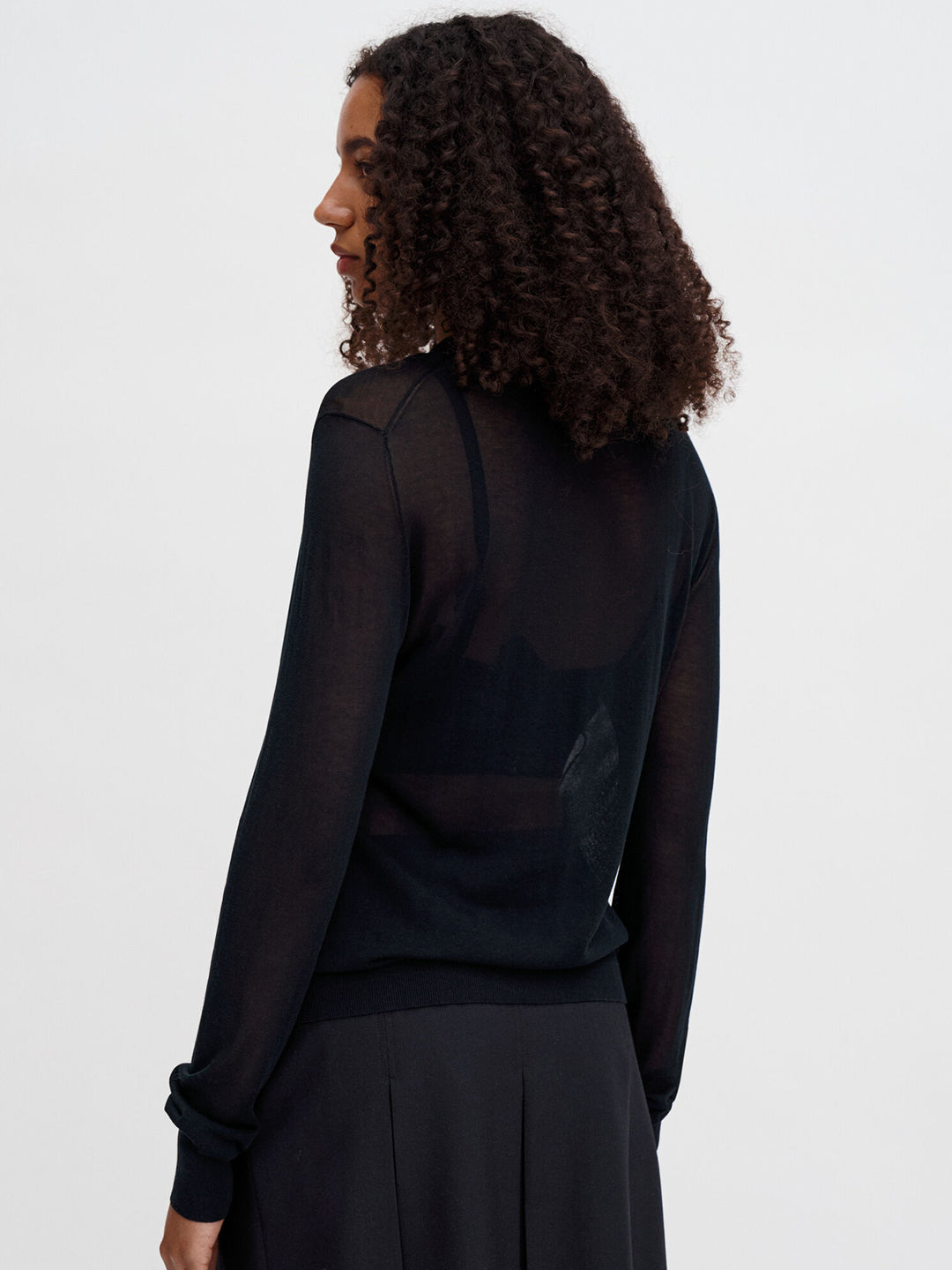 Sheer Knit Henley