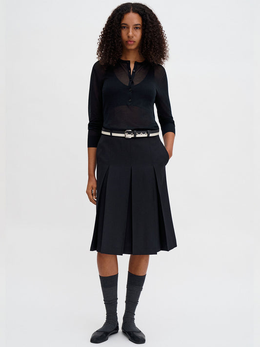 Sheer Knit Henley