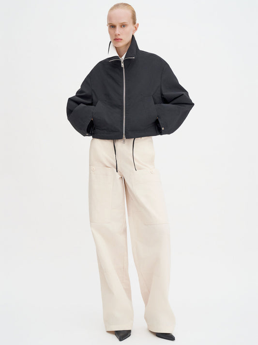Dafina Cropped Track Jacket