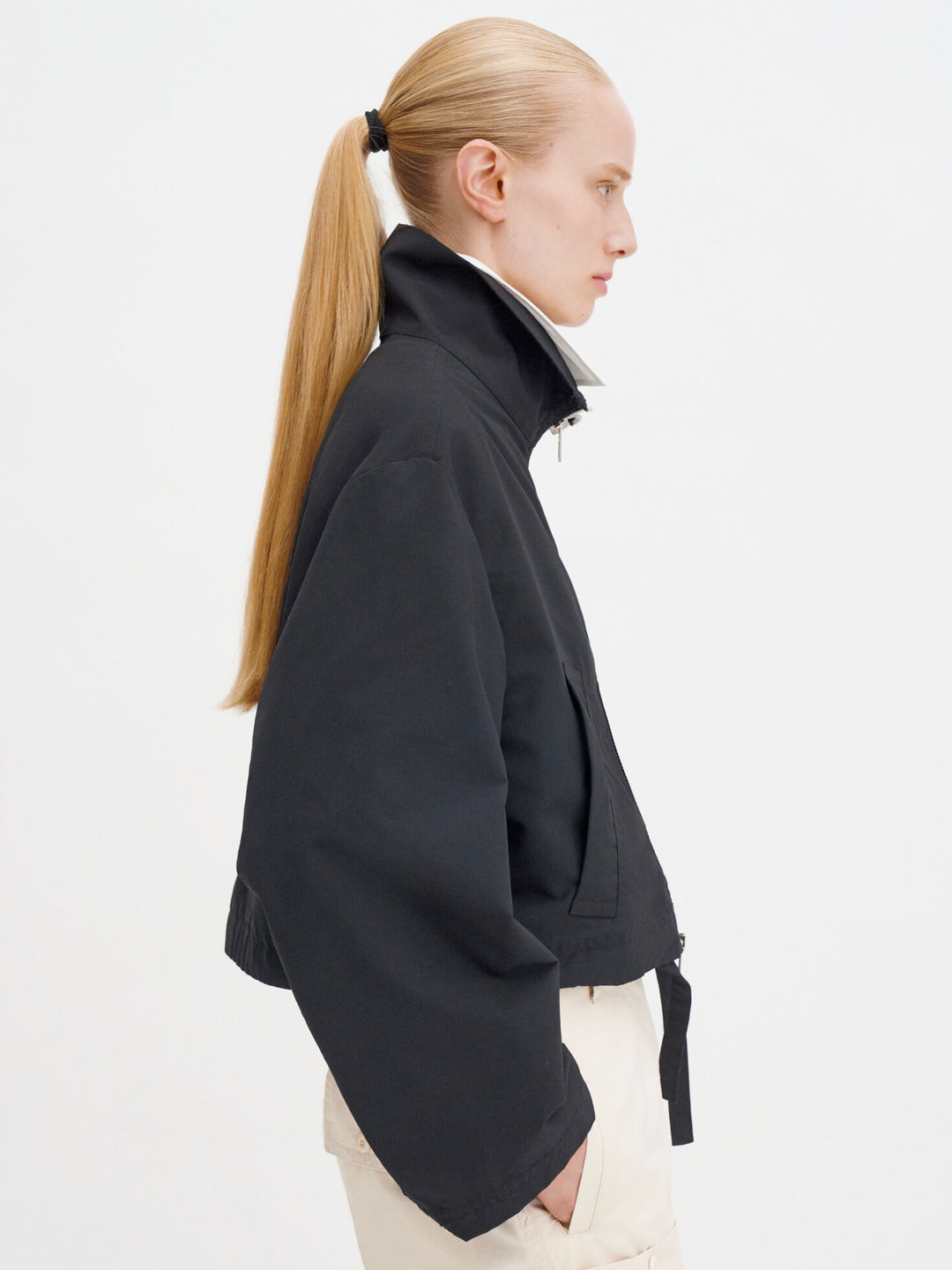 Dafina Cropped Track Jacket