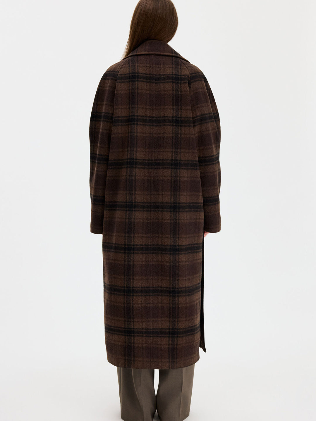 Vanessa Vented Check Coat