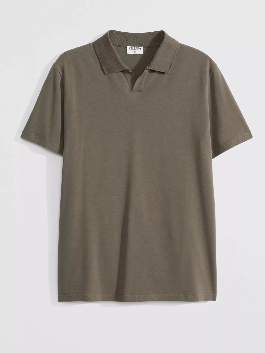 Stretch Cotton Polo T-Shirt