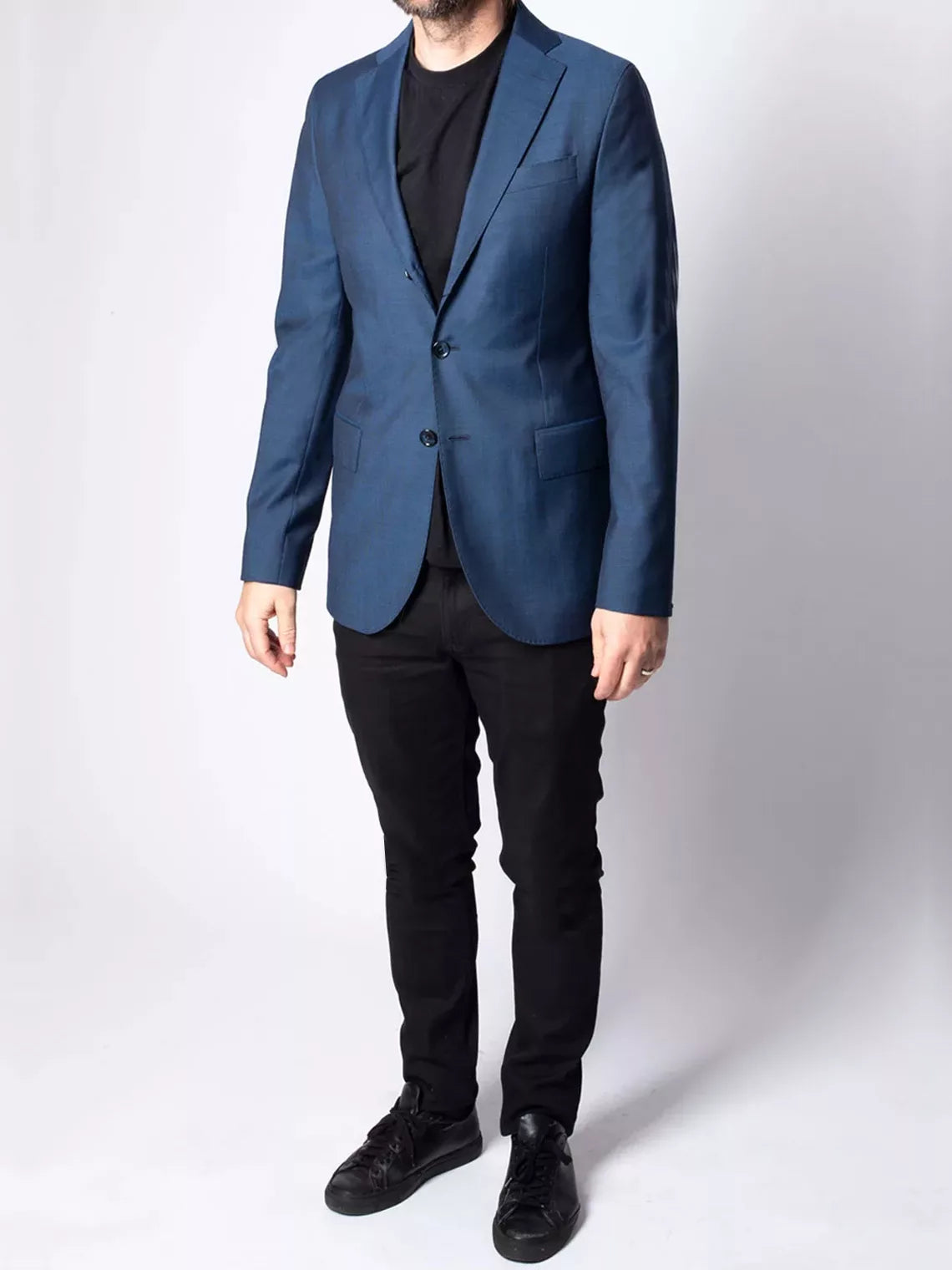 Donnie 3B Soft Fancy Dressed Wool Blazer