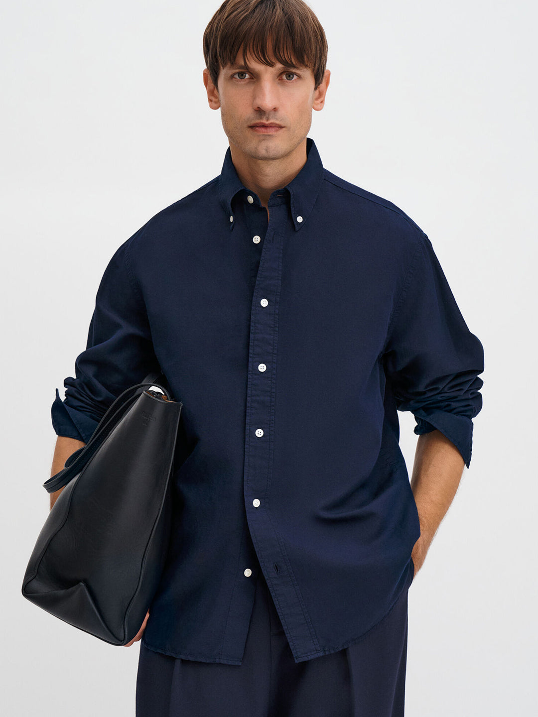 Relaxed Cotton Linen Shirt