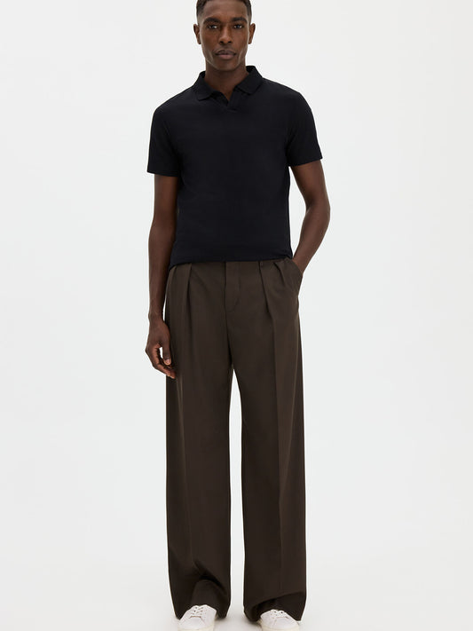 Stretch Cotton Polo T-Shirt