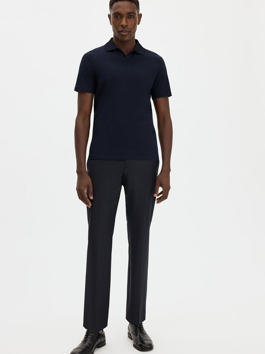Stretch Cotton Polo T-Shirt