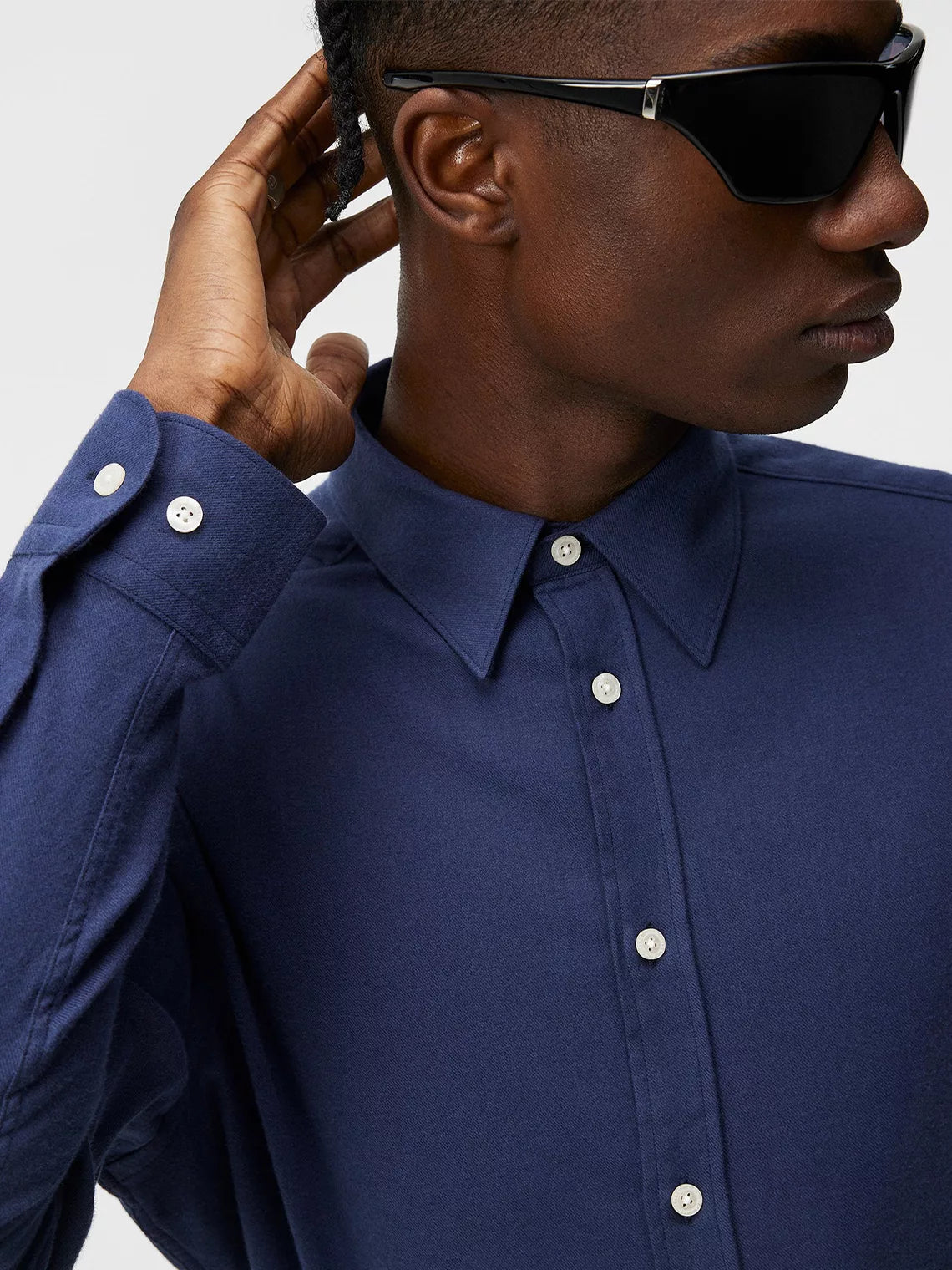Light Flannel Slim Shirt