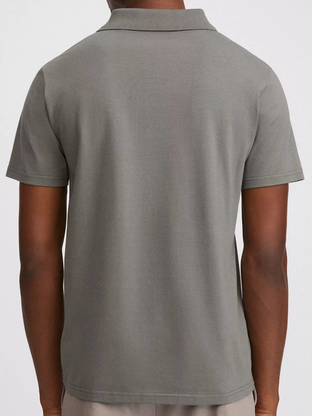 Stretch Cotton Polo T-Shirt