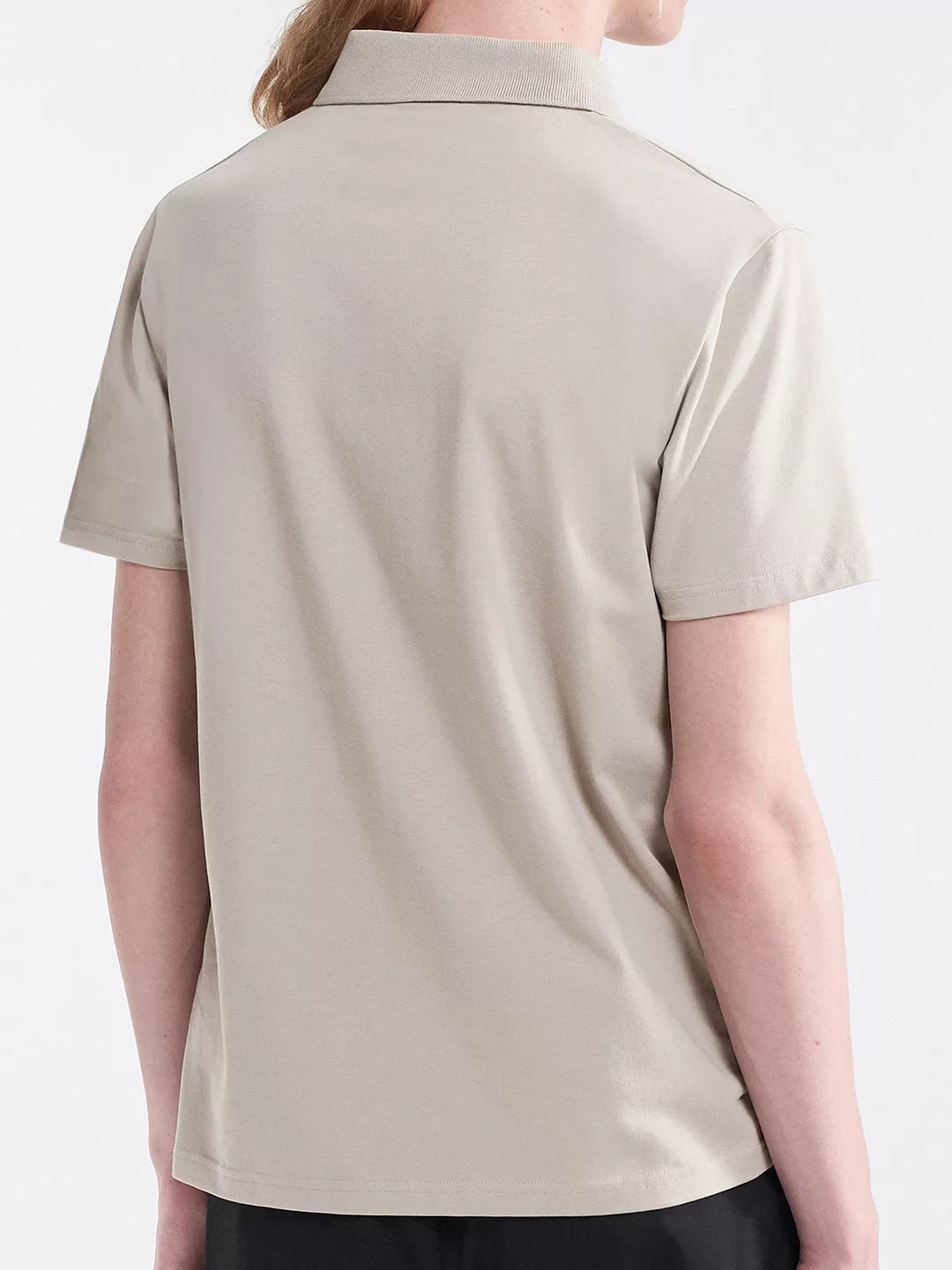 Stretch Cotton Polo T-Shirt