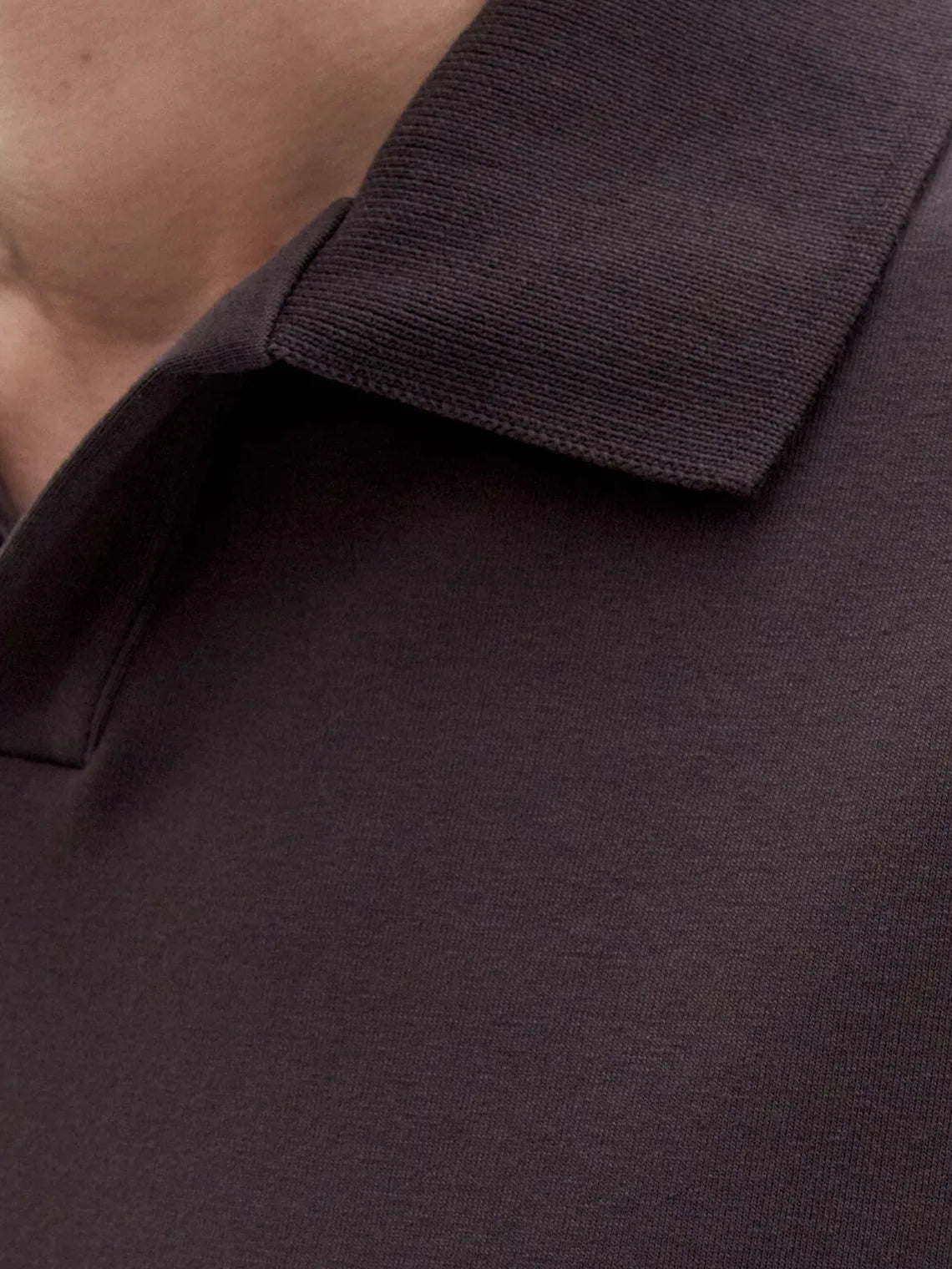 Stretch Cotton Polo T-Shirt