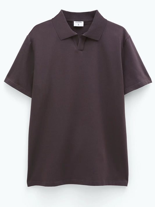 Stretch Cotton Polo T-Shirt