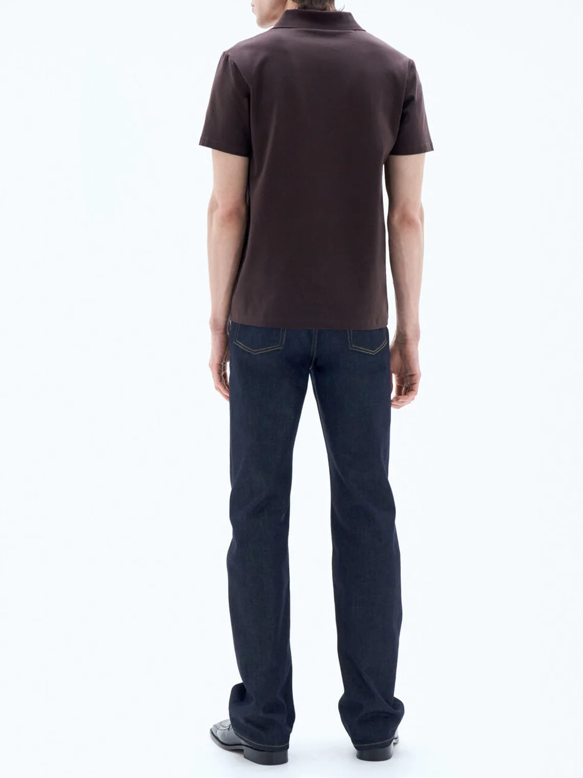 Stretch Cotton Polo T-Shirt