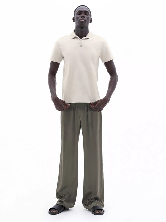 Stretch Cotton Polo T-Shirt