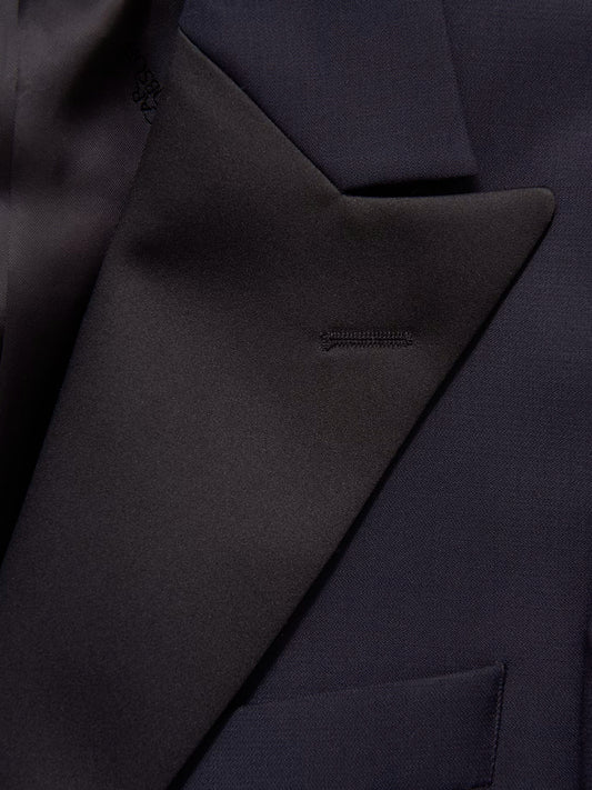Frampton Tuxedo Blazer - Navy