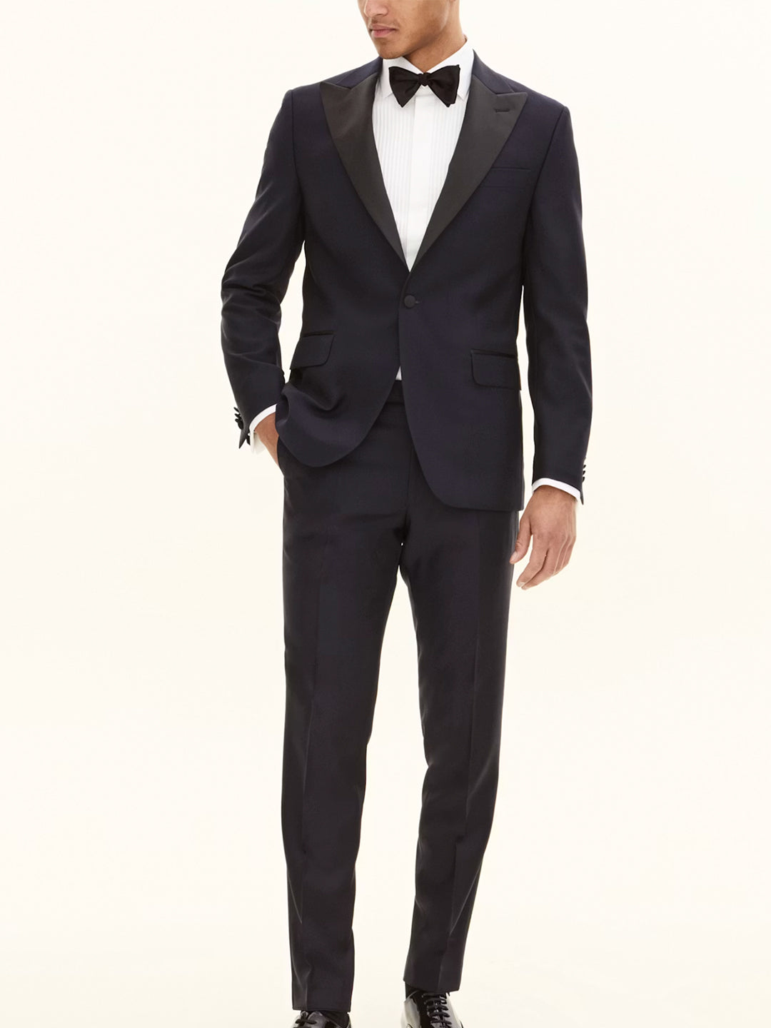 Frampton Tuxedo Blazer - Navy