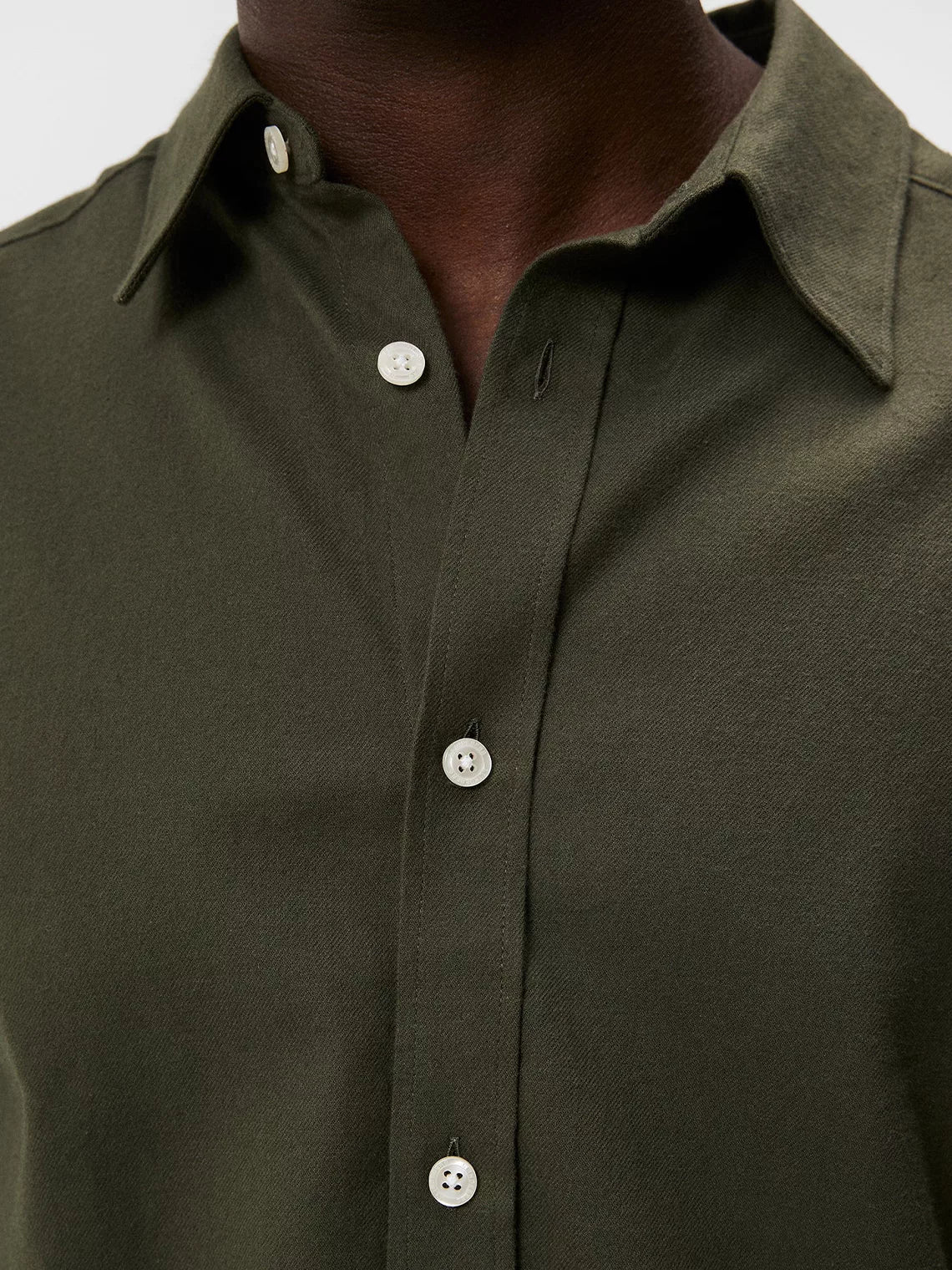 Light Flannel Slim Shirt