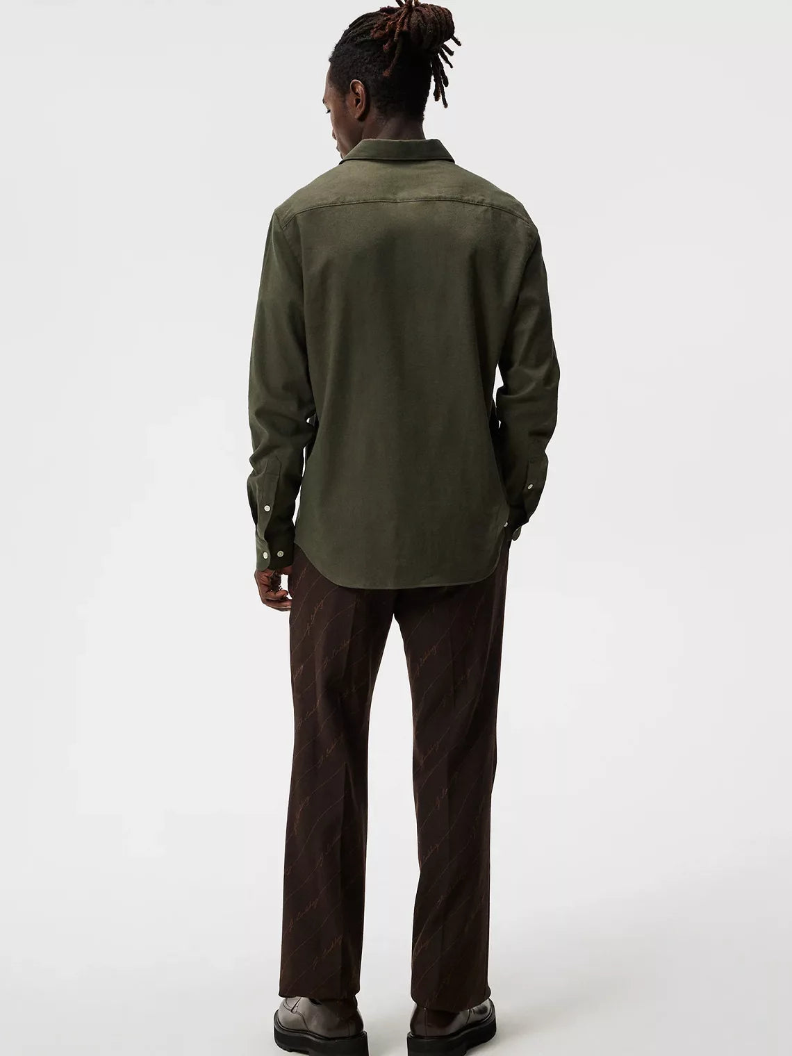 Light Flannel Slim Shirt