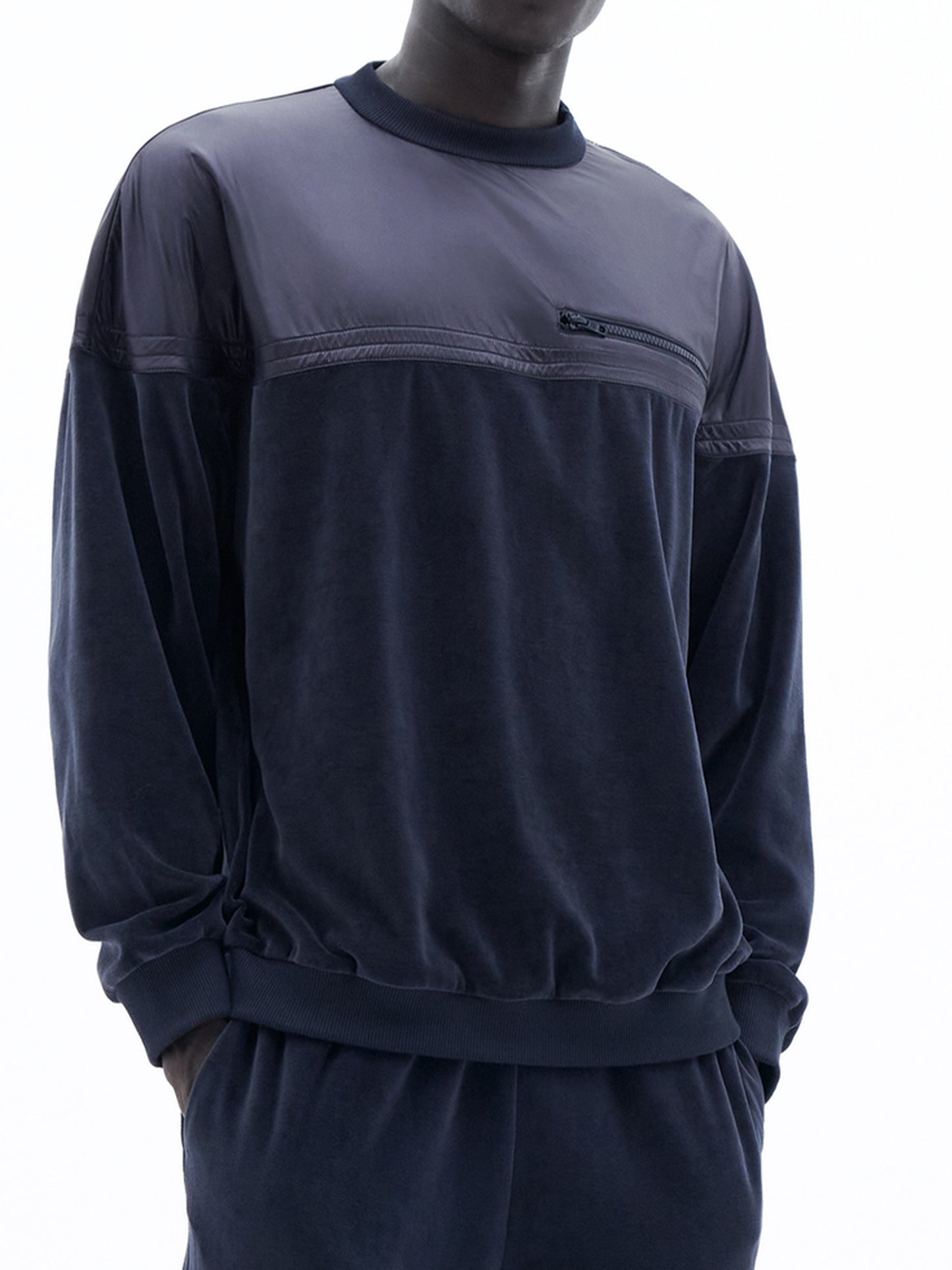 Velour Sweatshirt