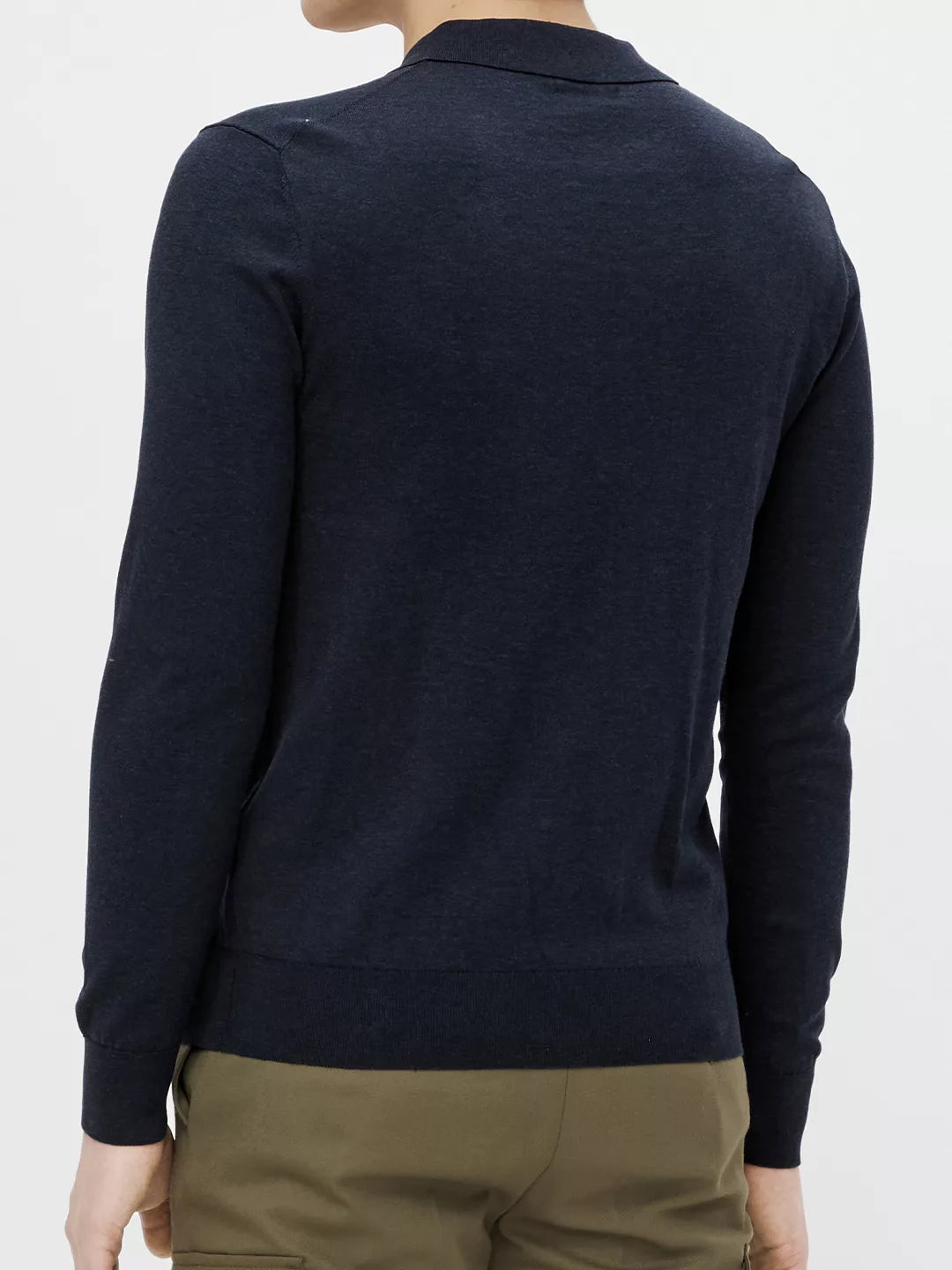 Rowan Mesh Knit LS Polo