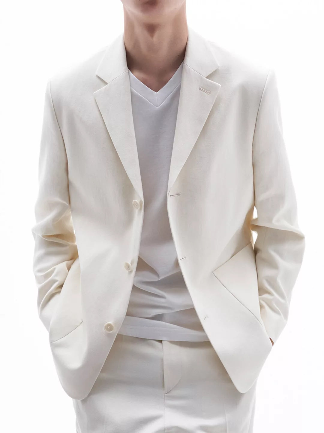 Cotton Linen Blazer