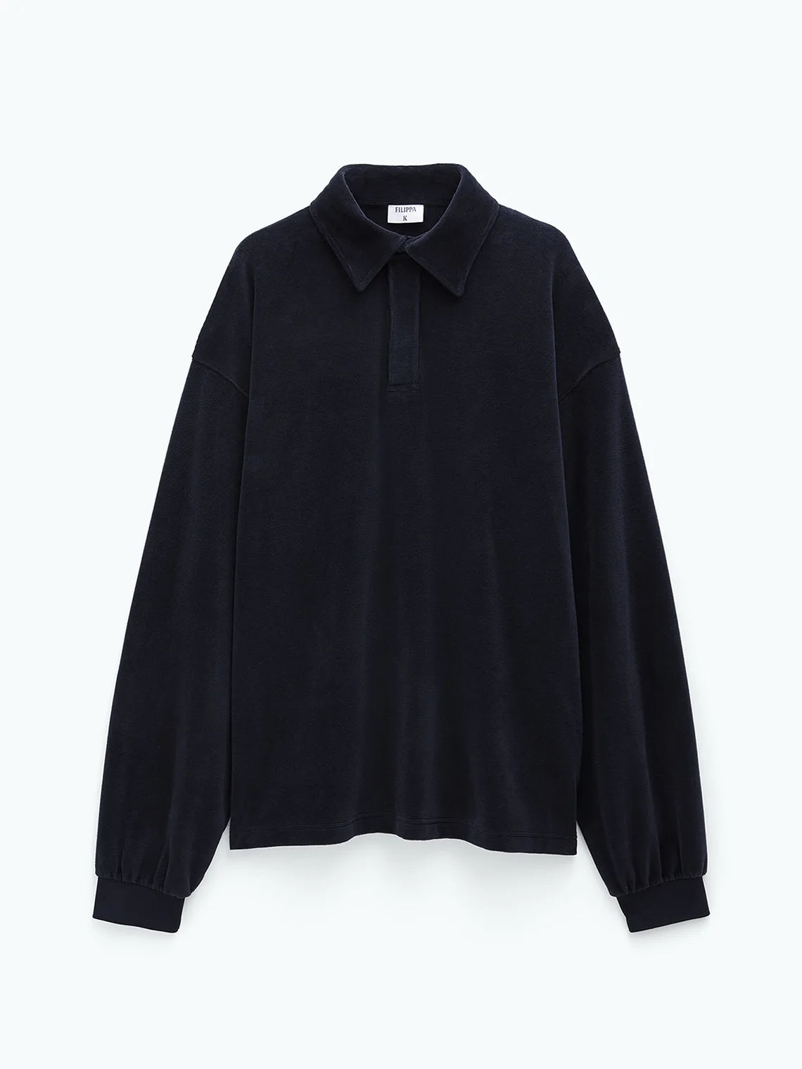 Velour Longsleeve Polo