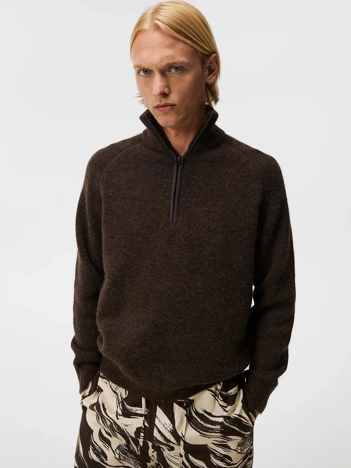 Wilton Half Zip Sweater