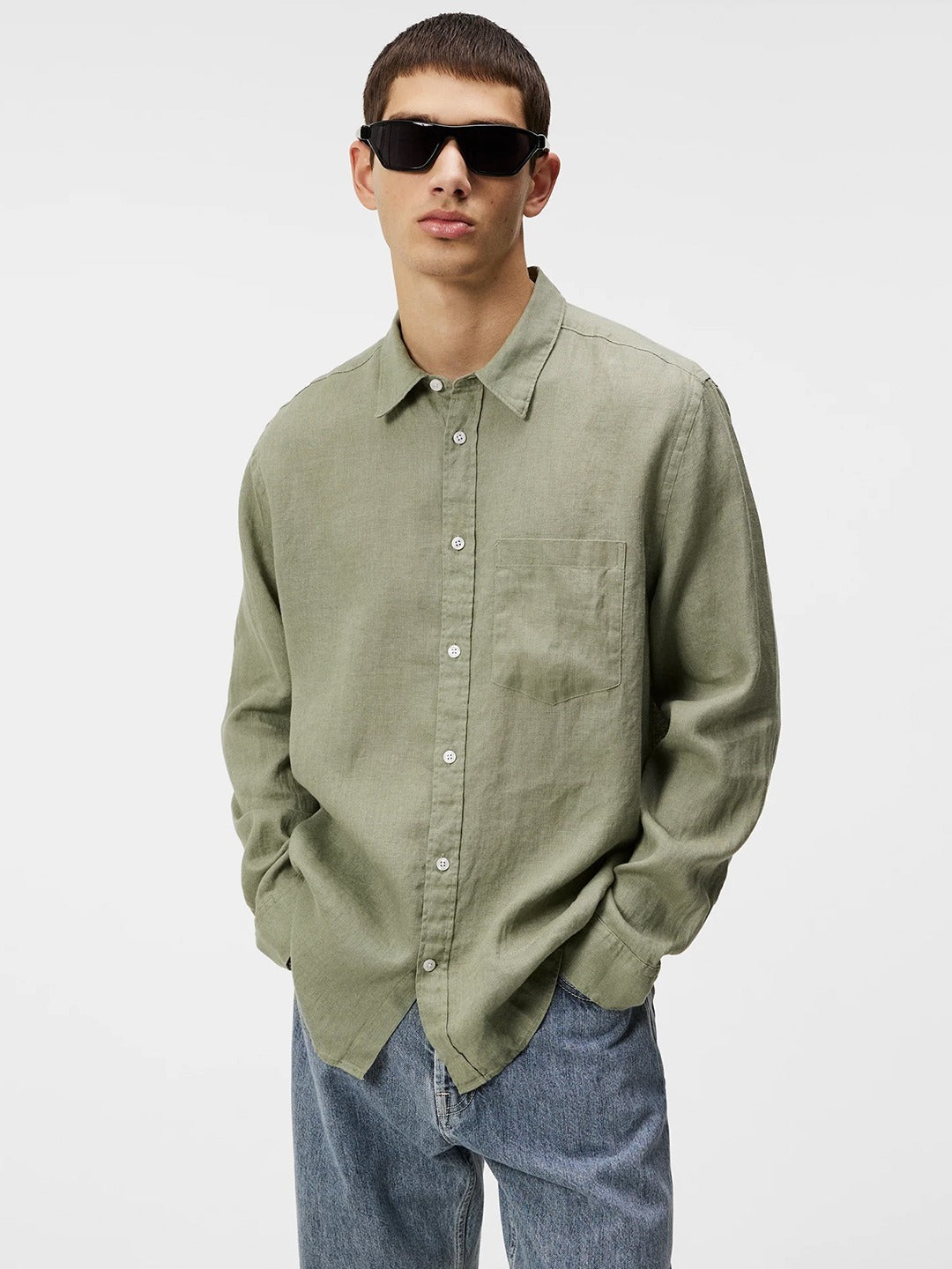 Reg LS Clean Linen Shirt