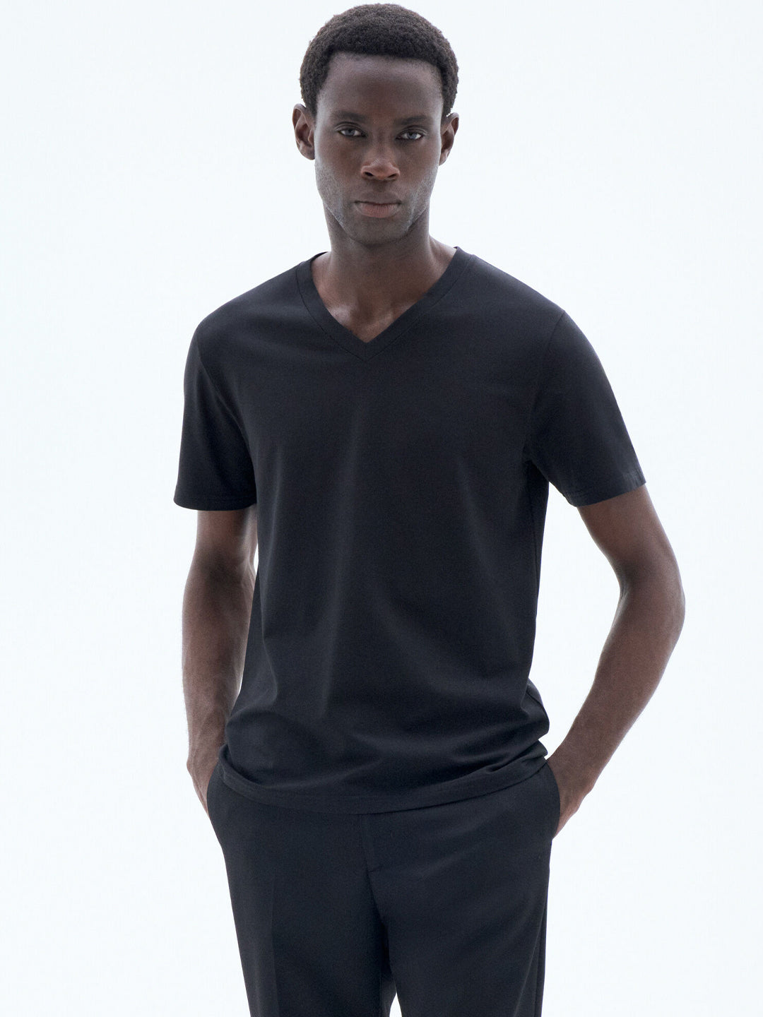 Stretch V-neck Tee