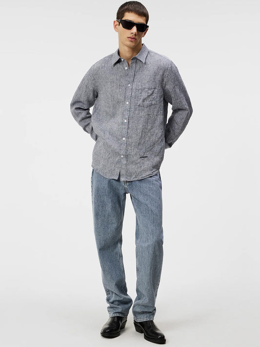 Slim LS Linen Melange Shirt