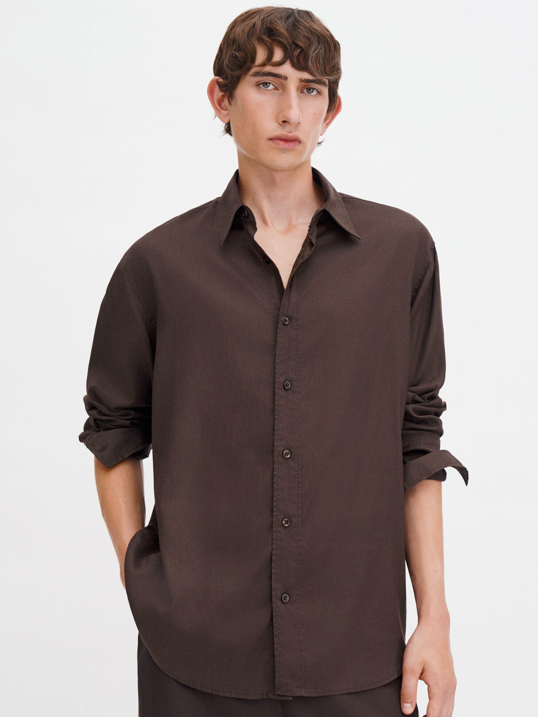 Relaxed Voile Shirt