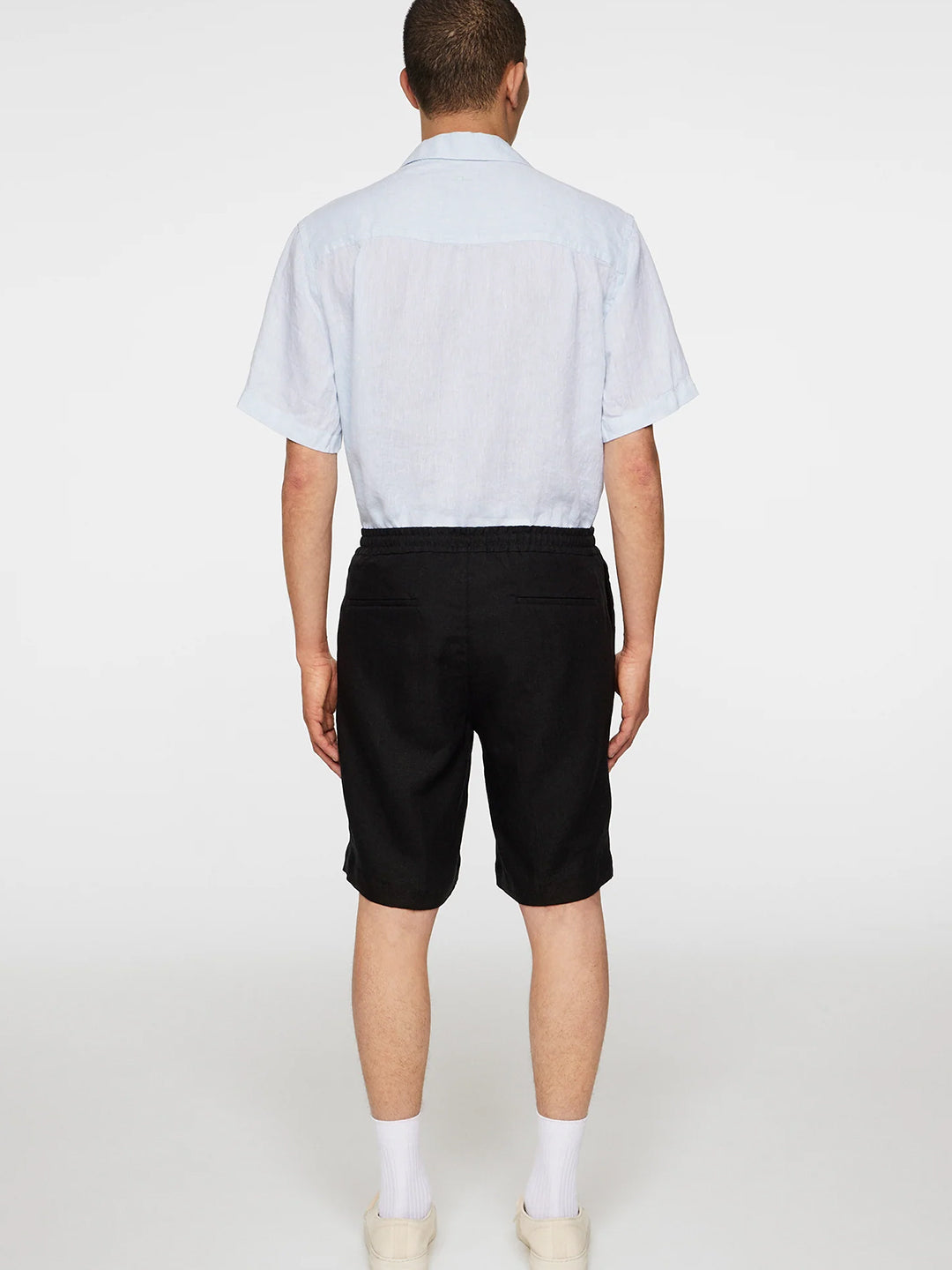 Brady Drape Linen Shorts