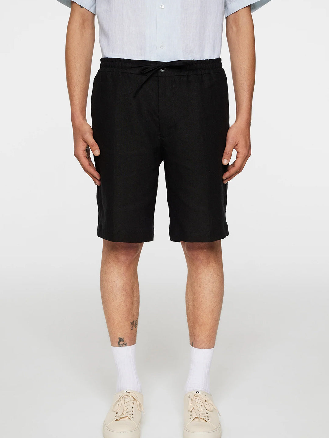 Brady Drape Linen Shorts