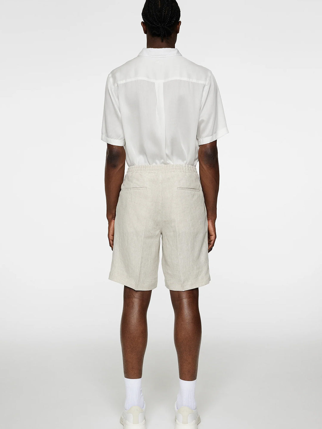 Brady Drape Linen Shorts
