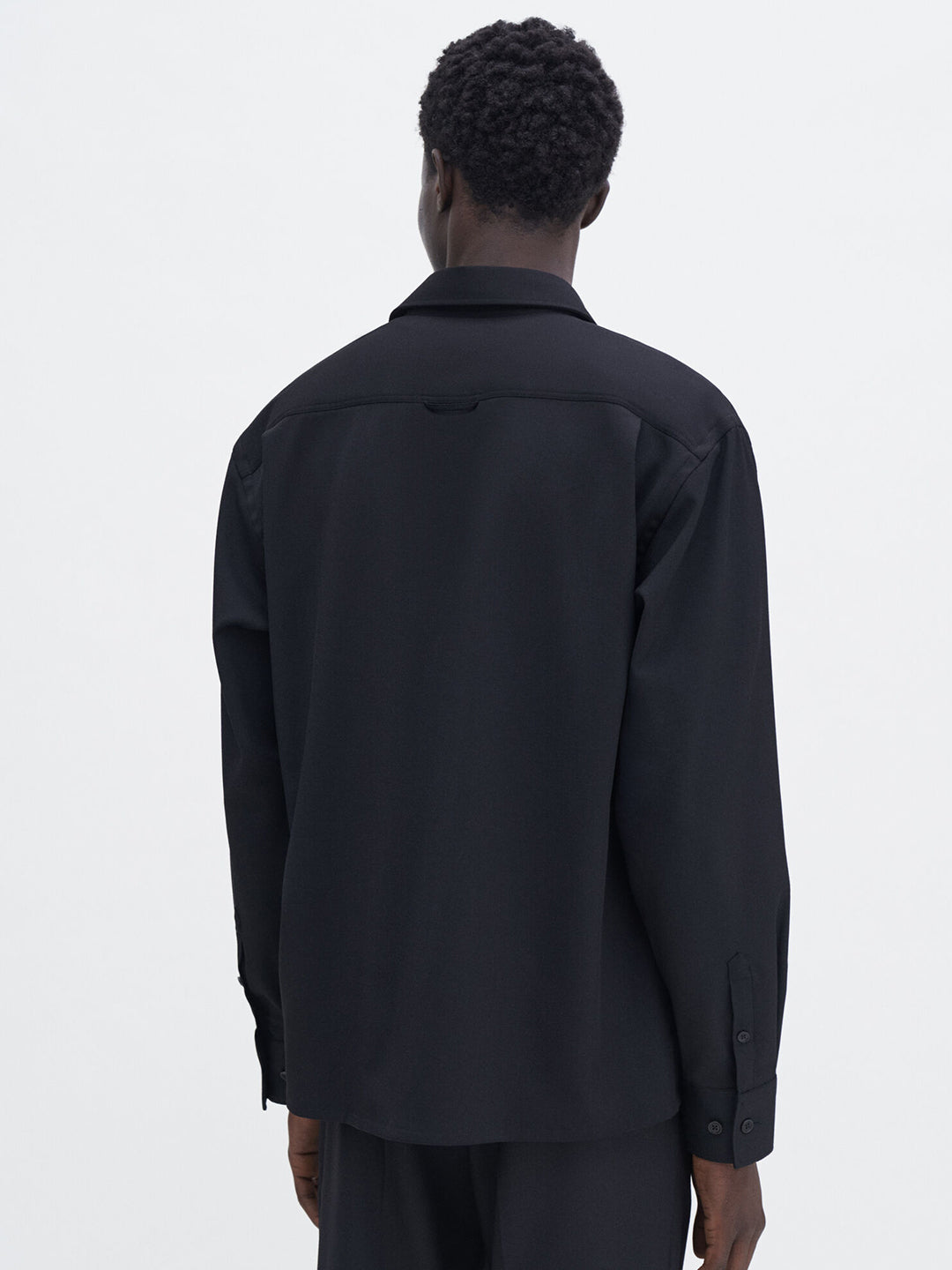 Boxy Wool Twill Shirt