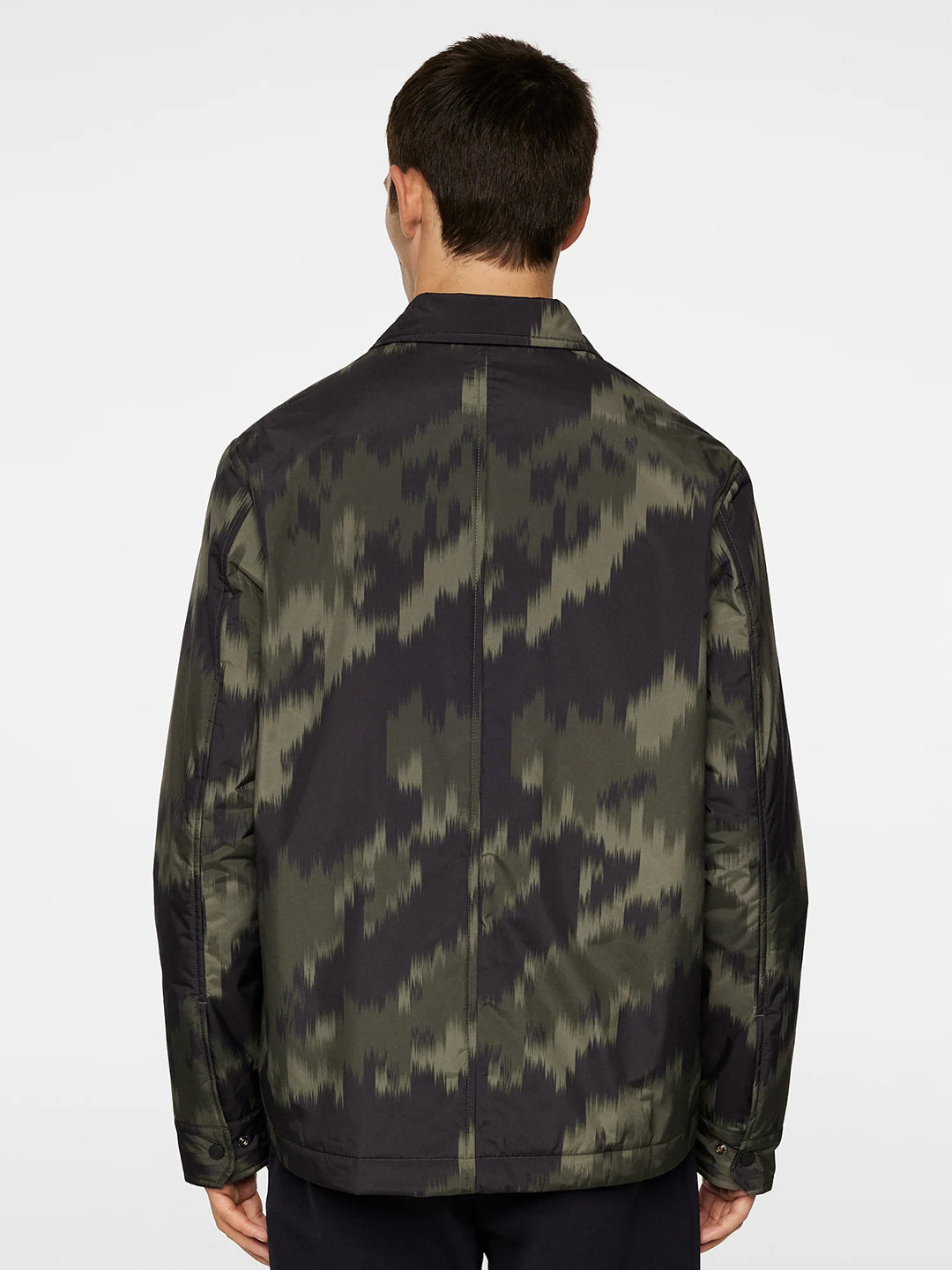 Nile Print padded Overshirt