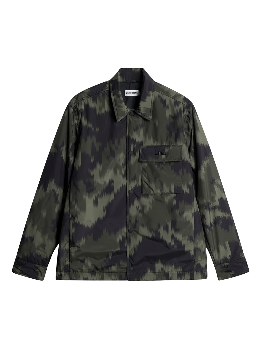 Nile Print padded Overshirt