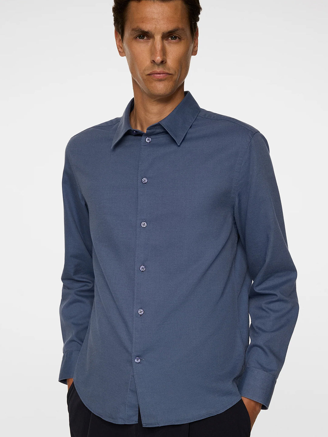 Slim LS Cotton Tencel Shirt