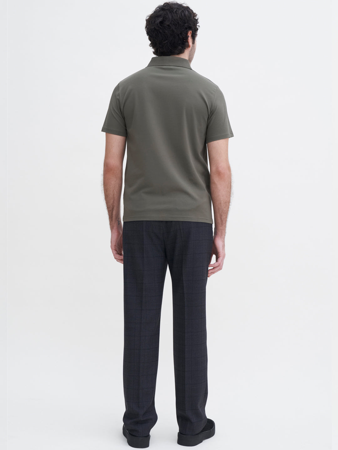 Stretch Cotton Polo T-Shirt