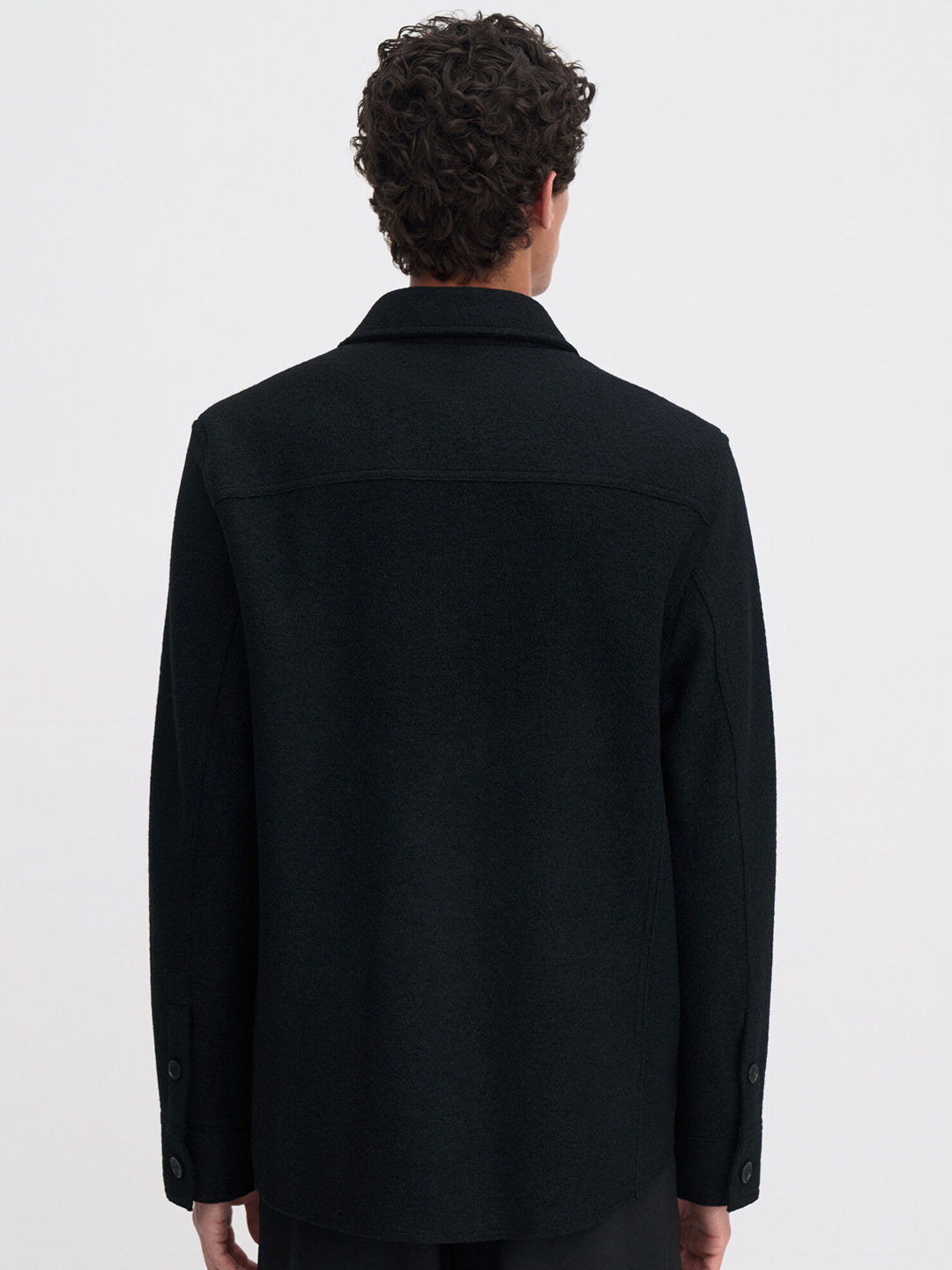 Boiled Wool Shirt Jacket
