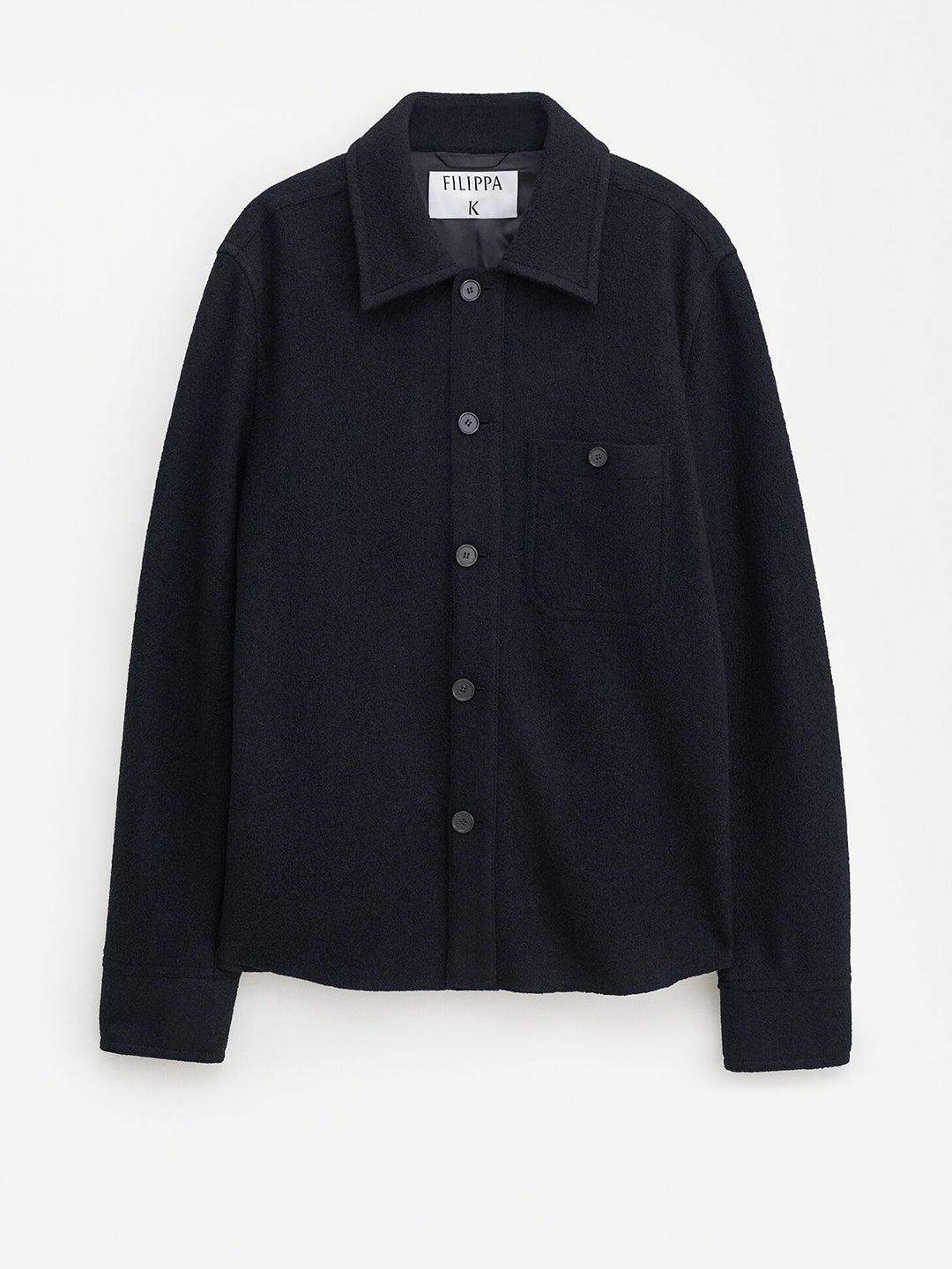Boiled Wool Shirt Jacket