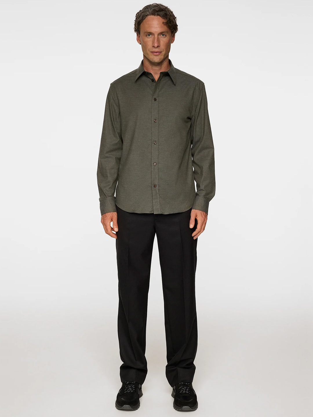 Slim Light Flannel Shirt