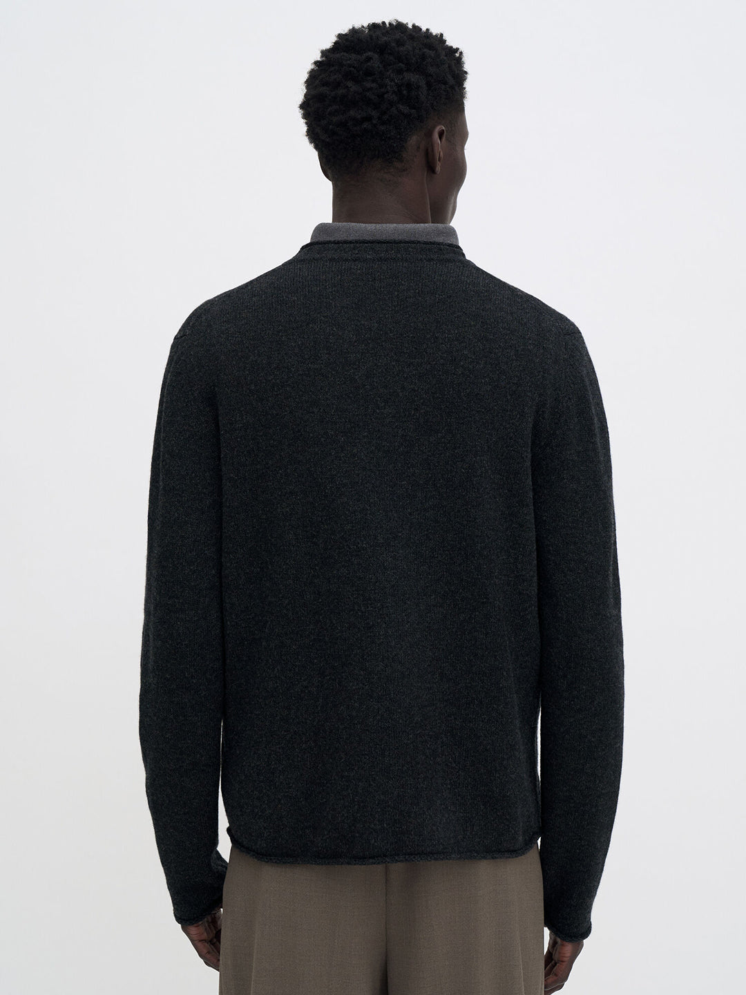 Rolled Hem Sweater