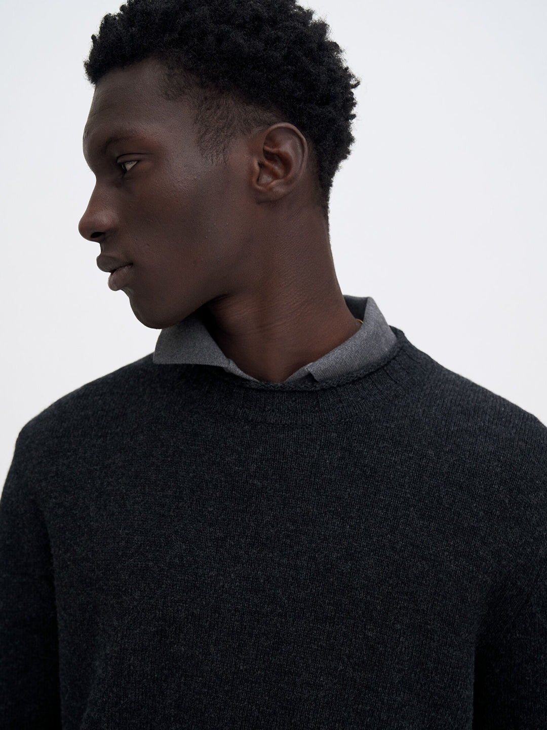 Rolled Hem Sweater