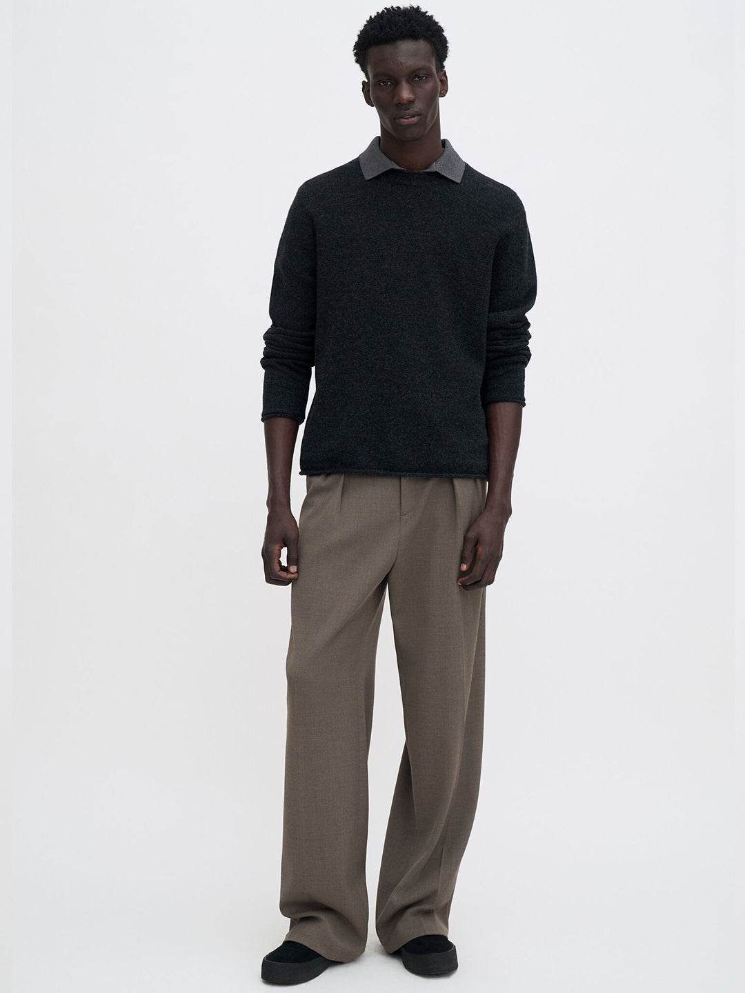 Rolled Hem Sweater