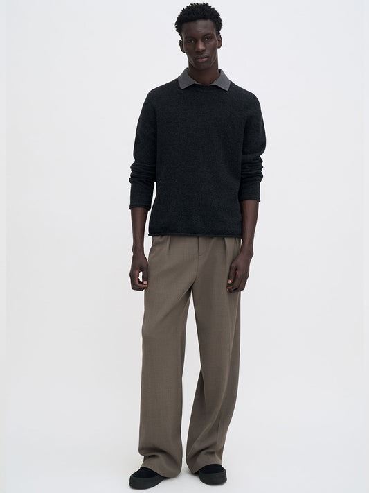 Rolled Hem Sweater