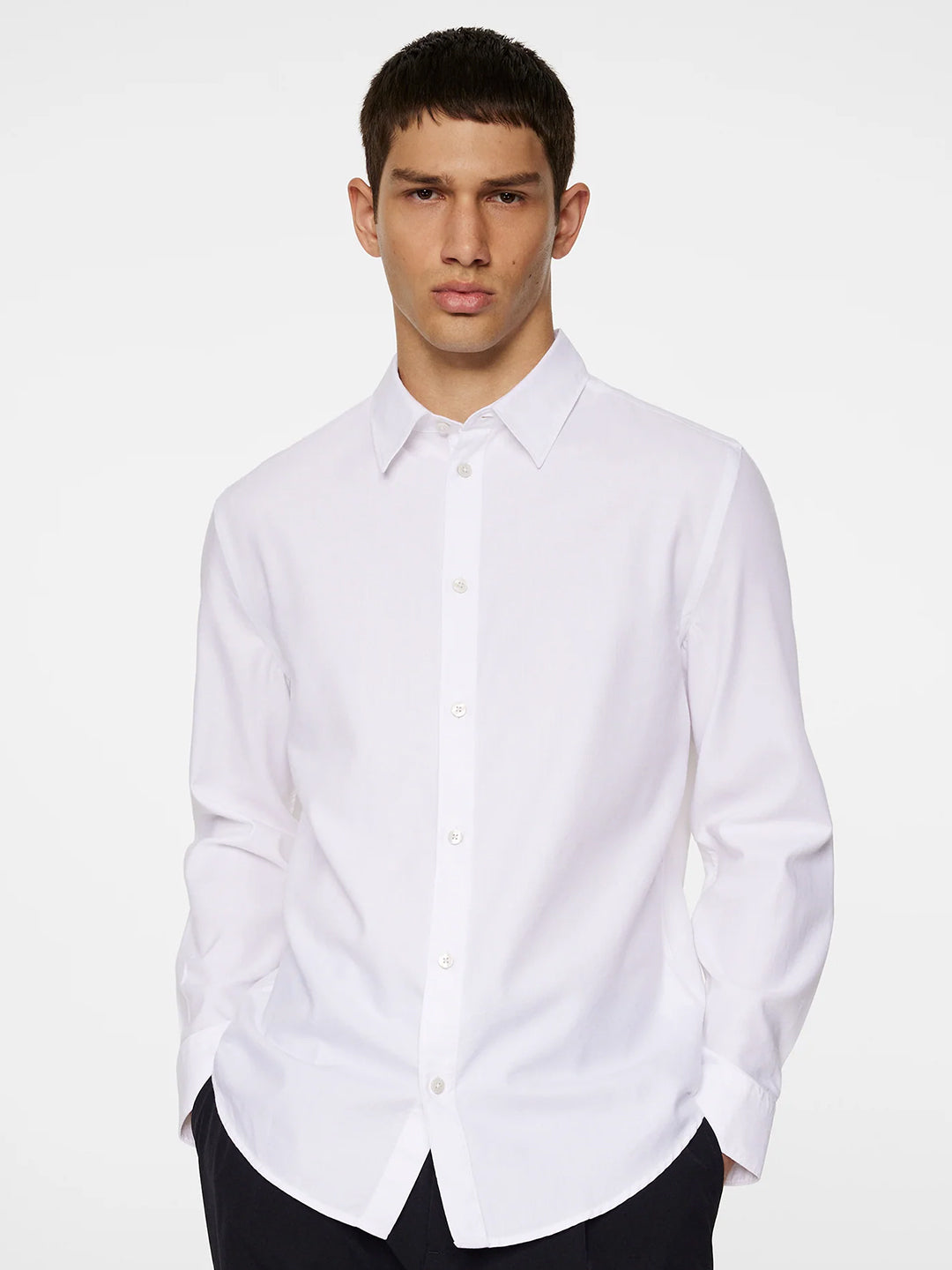 Slim LS Cotton Tencel Shirt