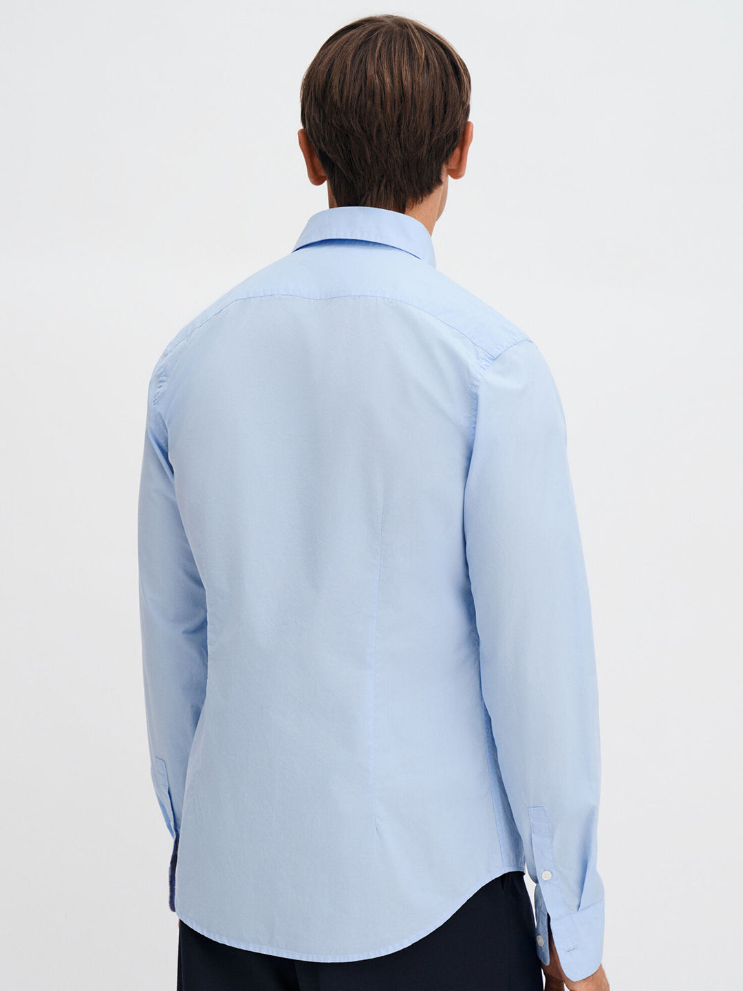 Slim Washed Cotton Shirt
