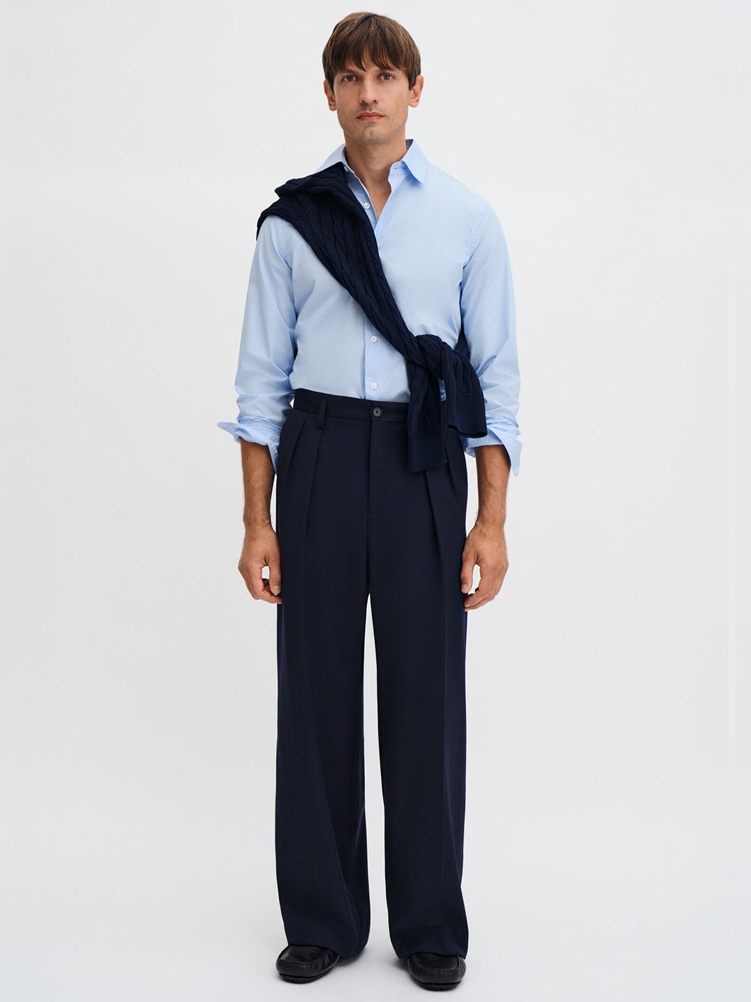 Slim Washed Cotton Shirt