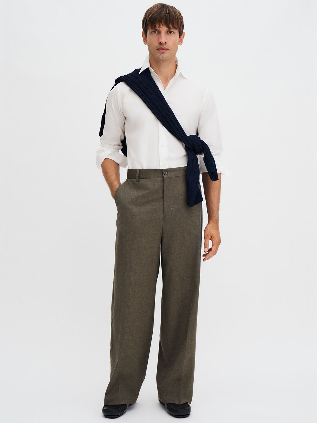 Slim Washed Cotton Shirt