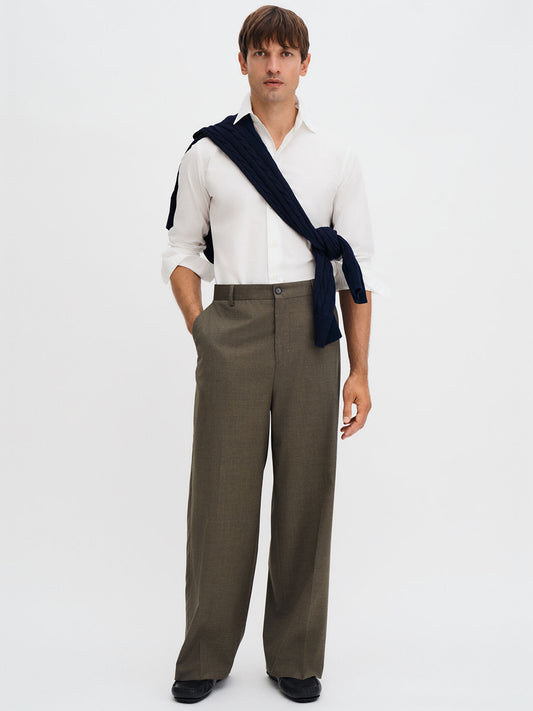 Slim Washed Cotton Shirt